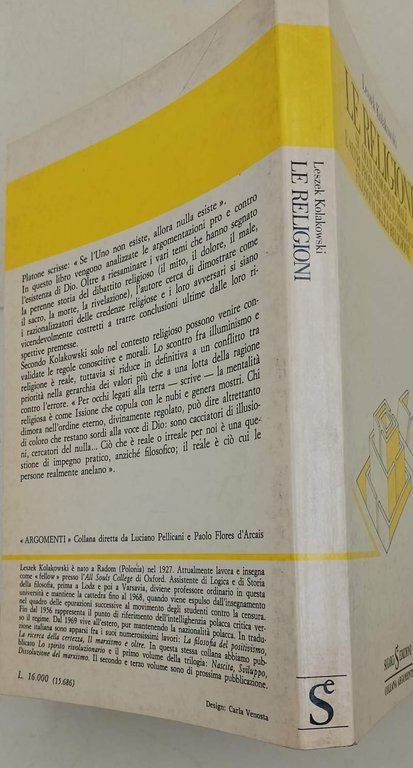 LE RELIGIONI SU DIO, IL DEMONIO, IL MALE E ALTRI …