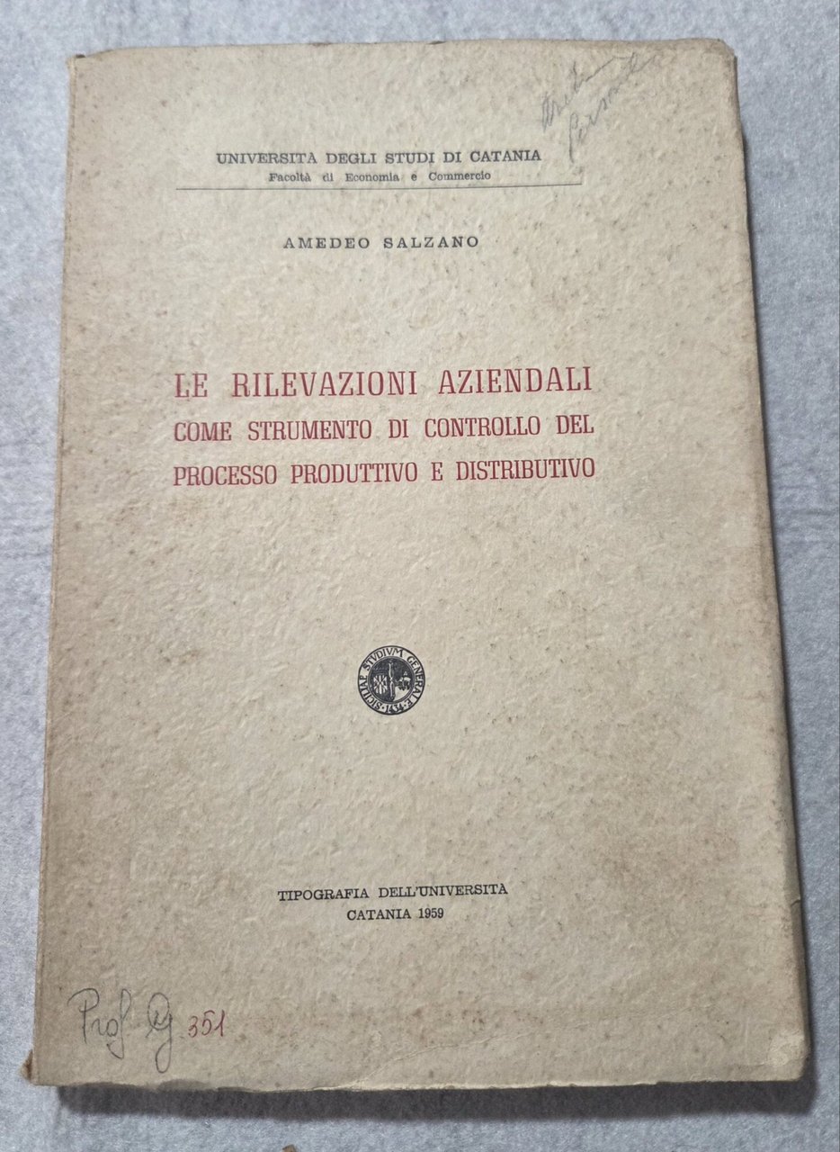 Le rilevazioni aziendali come strumento di controllo del processo produttivo … | Immagine principale