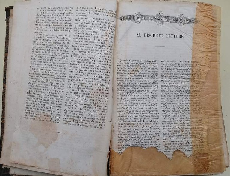LE RIME DI FRANCESCO PETRARCA CON L'INTERPRETAZIONE DI GIACOMO LEOPARDI …