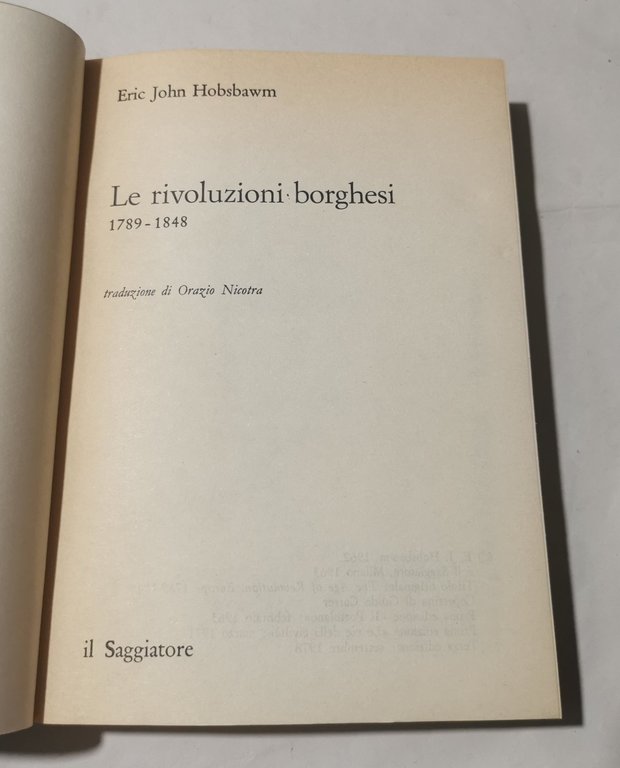 Le rivoluzioni borghesi 1789- 1848