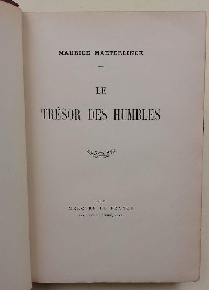LE TRESOR DES HUMBLES( ANNI '30)