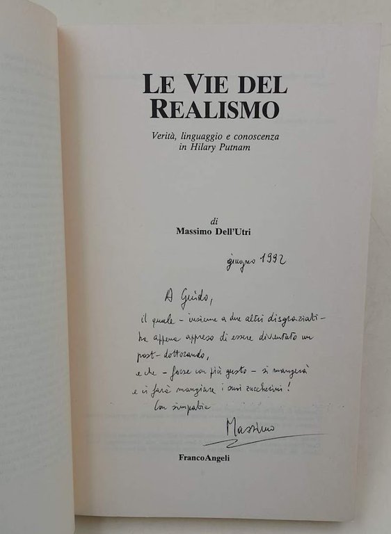 LE VIE DEL REALISMO-VERITA', LINGUAGGIO E CONOSCENZA IN HILARY PUTNAM(1992)