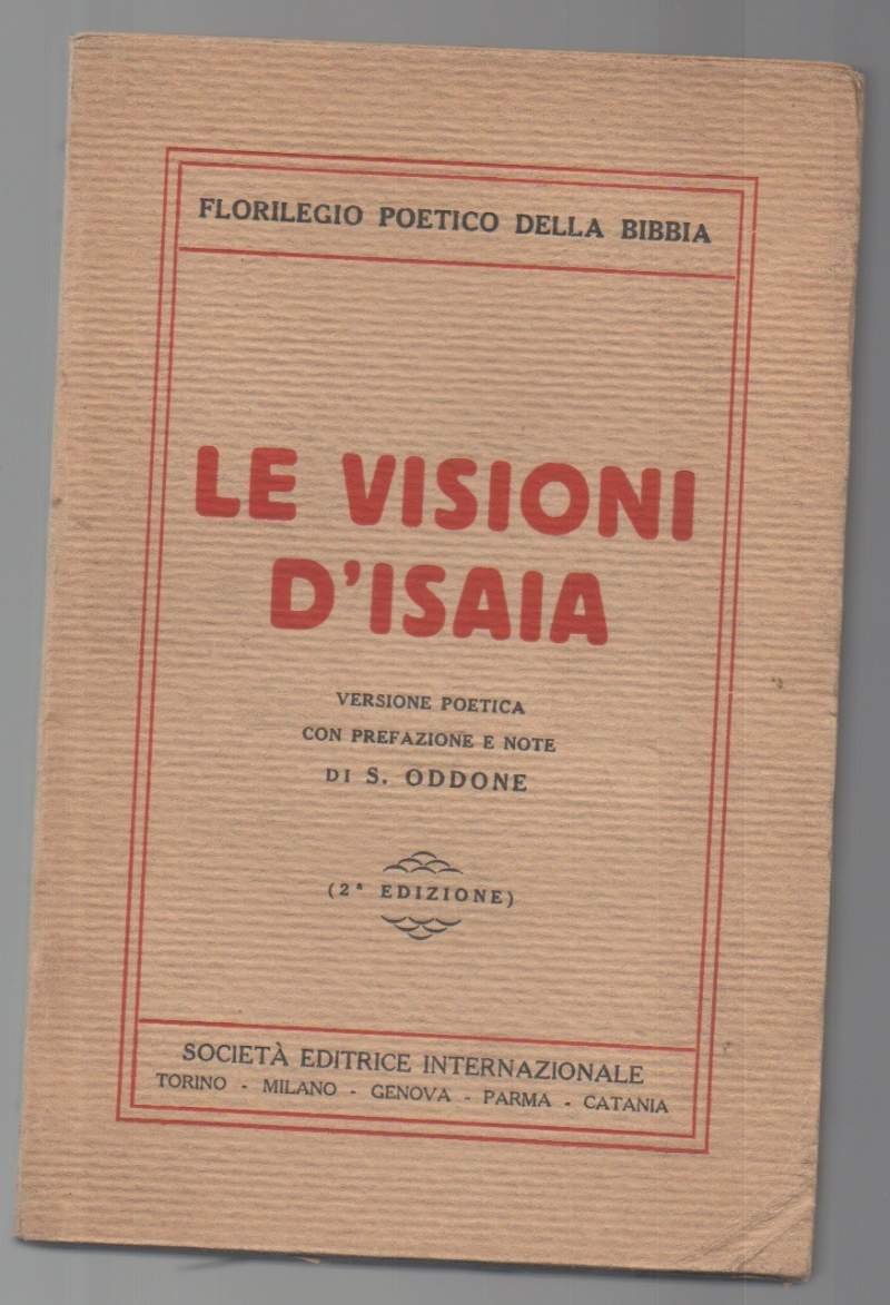 LE VISIONI D'ISAIA | Immagine principale