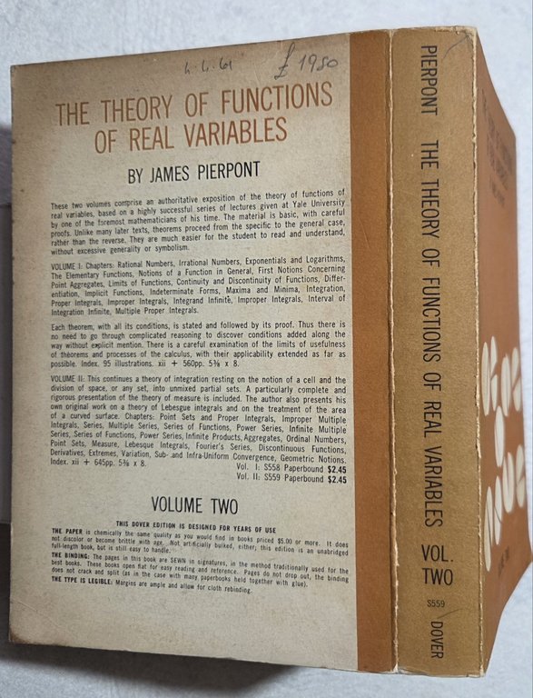 Lectures on The theory of functions of real variables - … | Immagine Gallery 3