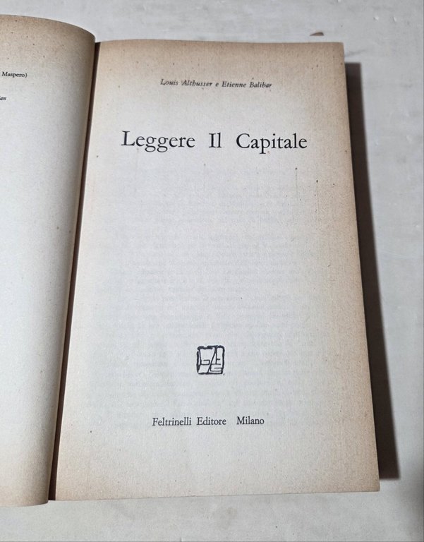 Leggere Il Capitale