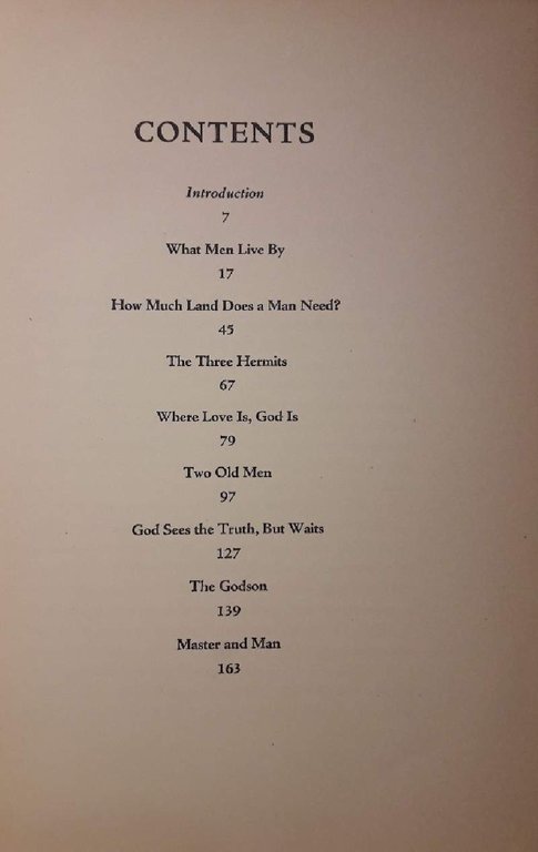 LEO TOLSTOY STORIES AND LEGENDS (ANNI 50)