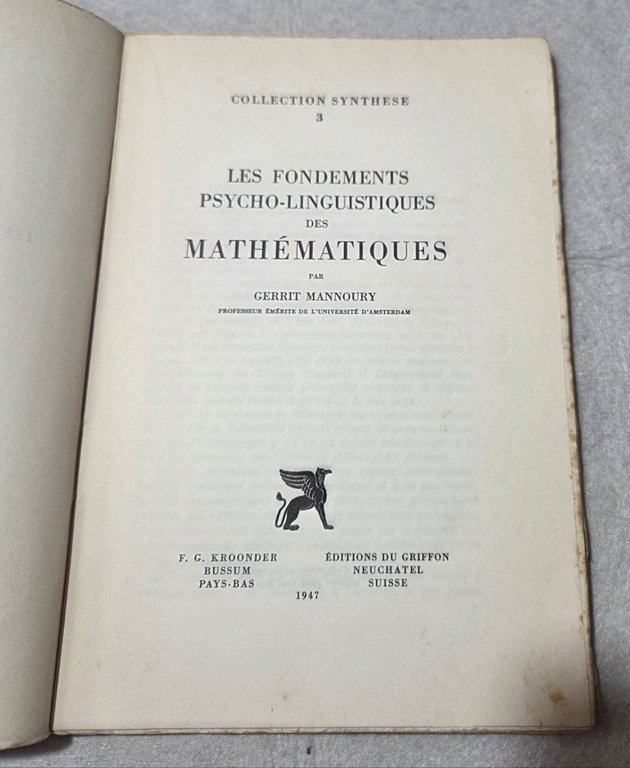 Les fondements psycho-linguistiques des Mathematiques | Immagine Gallery 2