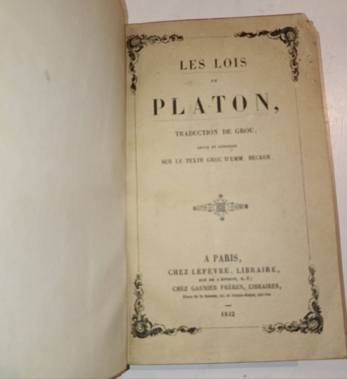 Les lois de Platon | Immagine Gallery 2