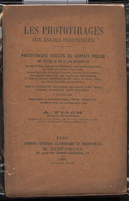 LES PHOTOTIRAGES AUX ENCRES D'IMPRIMERIE