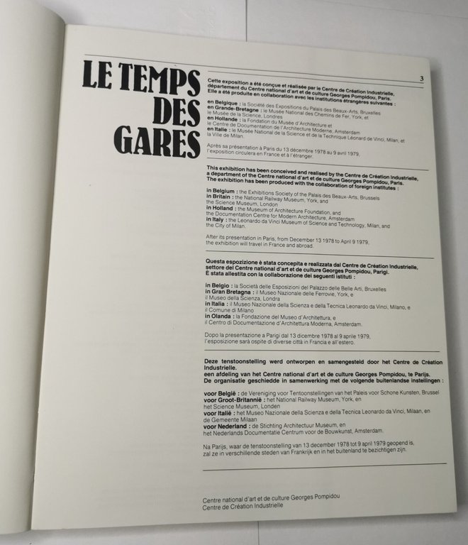 Les temps des Gares