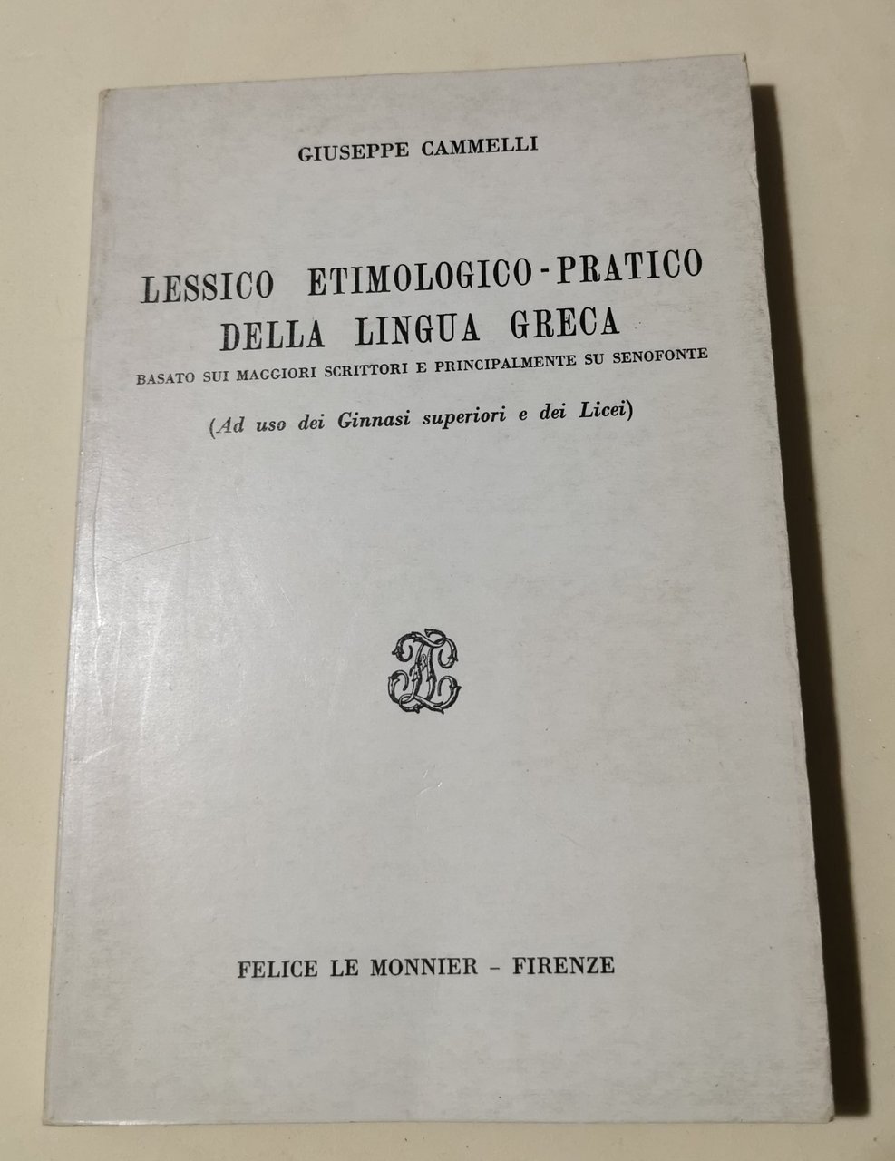 Lessico etimologico - pratico della lingua greca - Basato sui …