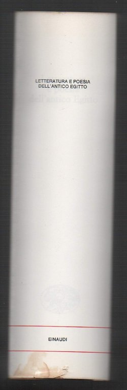 LETTERATURA E POESIA DELL'ANTICO EGITTO (1969)