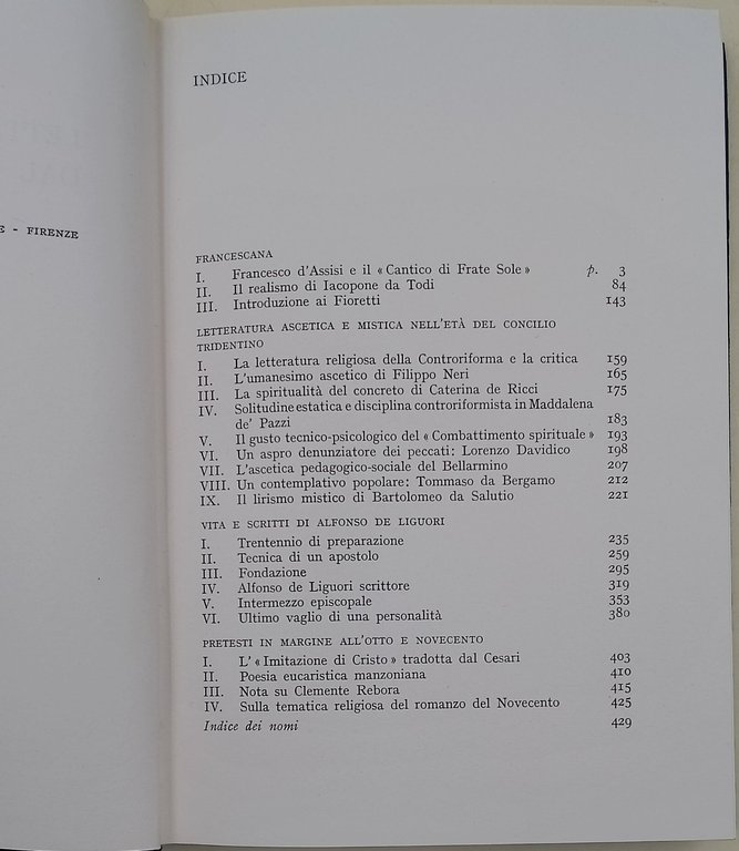 Letteratura religiosa dal duecento al novecento e del trecento - …