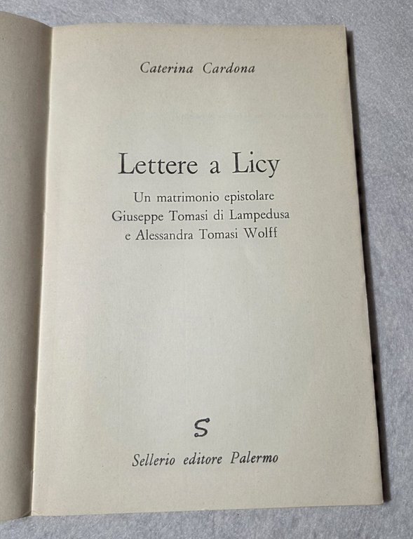 Lettere a Licy - Un matrimonio epistolare | Immagine Gallery 2