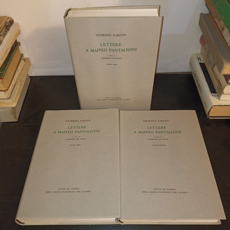 Lettere a Maffeo Pantaleoni- 3 voll. | Immagine Gallery 2