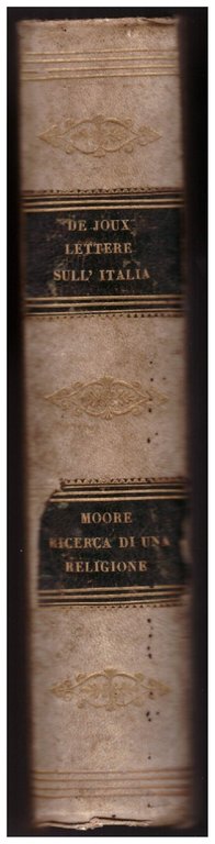 LETTERE SULL'ITALIA CONSIDERATA SOTTO IL RAPPORTO DELLA RELIGIONE. VIAGGIO D'UN …