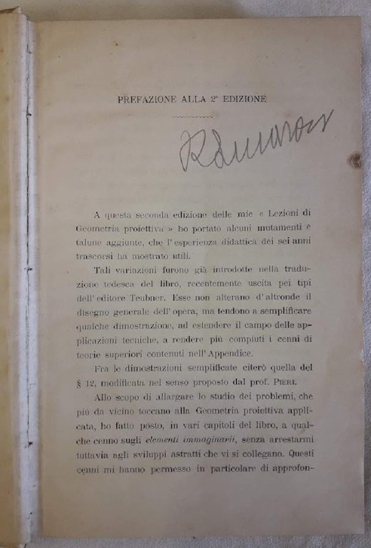 LEZIONI DI GEOMETRIA PROIETTIVA(1904)