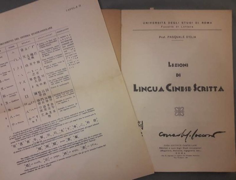 LEZIONI DI LINGUA CINESE SCRITTA(1960)