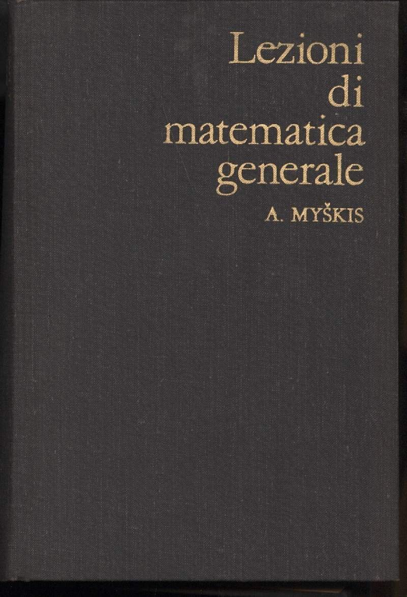 LEZIONI DI MATEMATICA GENERALE | Immagine principale