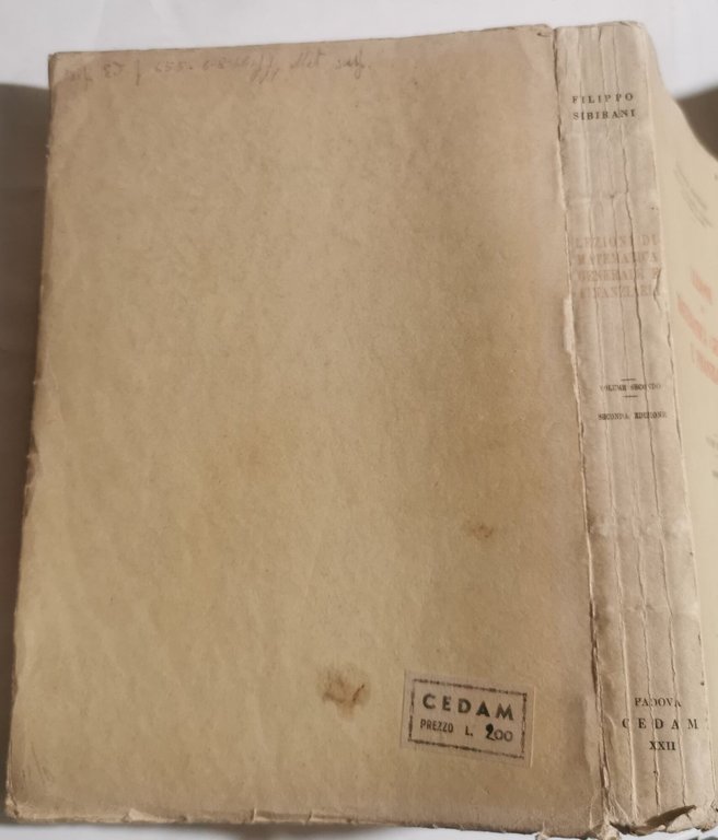 Lezioni di matematica generale e finanziaria -Vol II