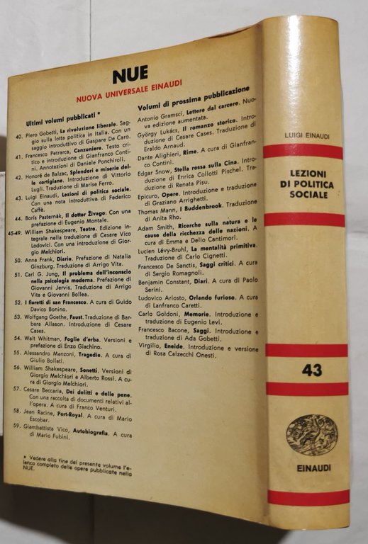 Lezioni di Politica Sociale