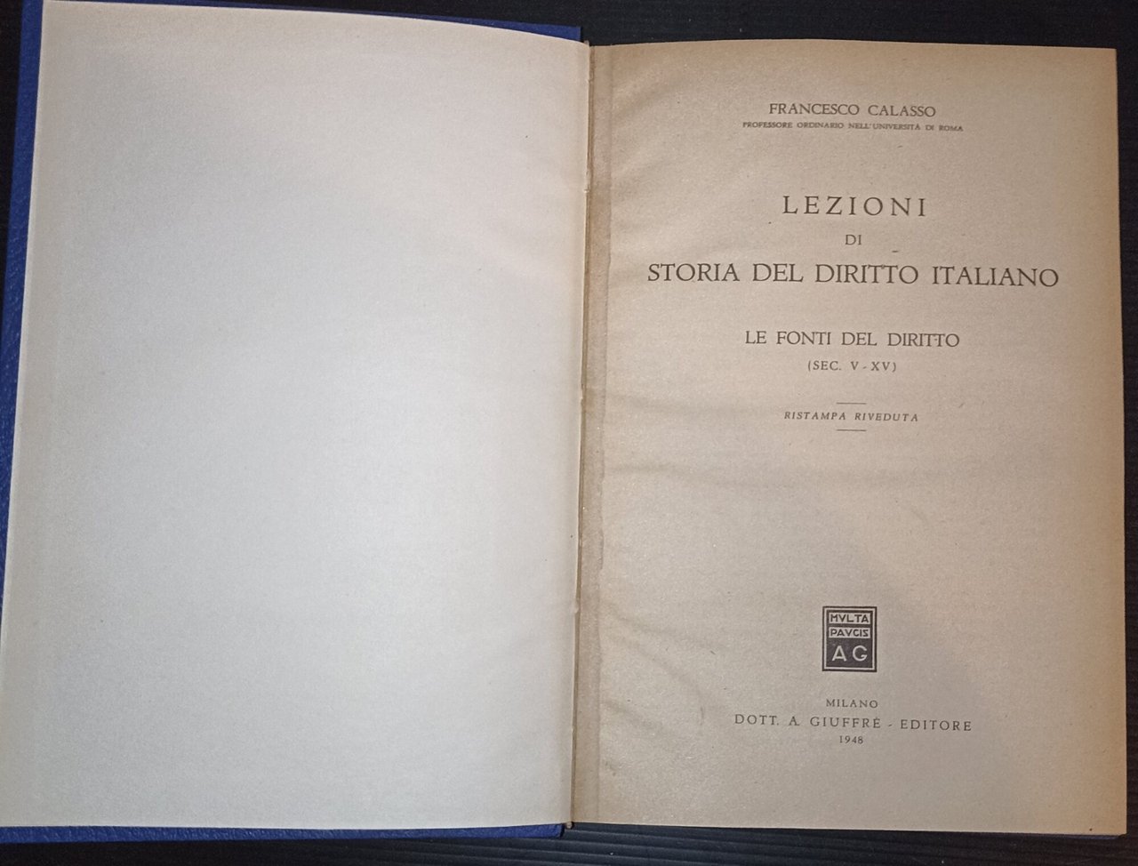 Lezioni di storia del diritto italiano. Le fonti del diritto …