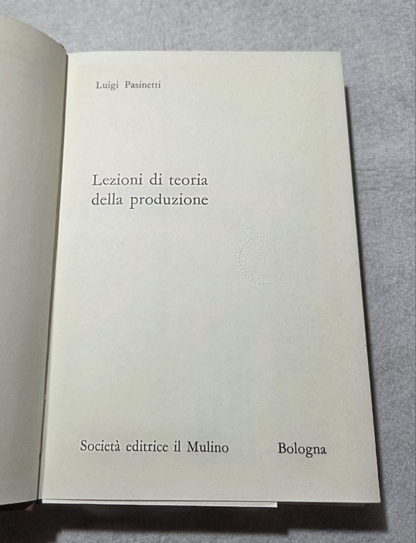 Lezioni di teoria della produzione | Immagine Gallery 2
