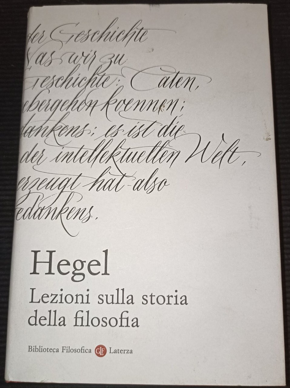 Lezioni sulla storia della filosofia