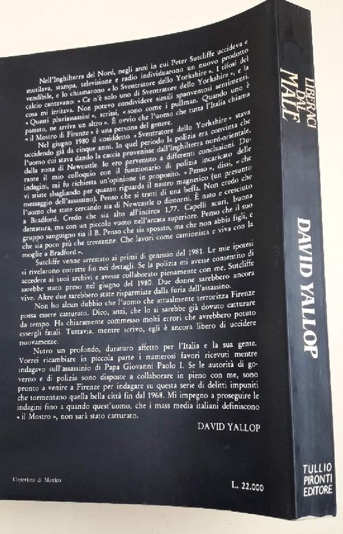 LIBERACI DAL MALE(1987)