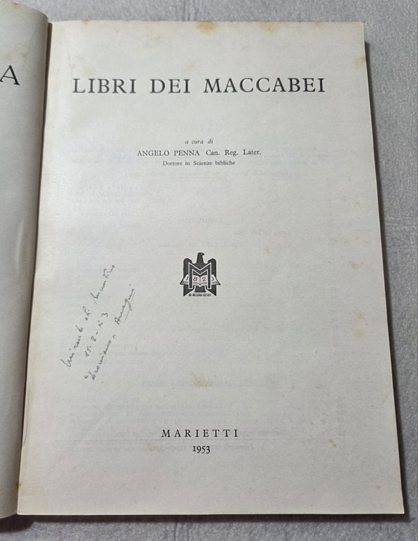 Libri dei Maccabei | Immagine Gallery 2