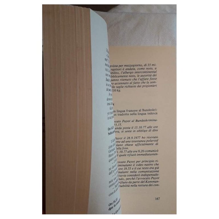 LIBRO BIANCO SUL TERRORISMO TEDESCO DA SCHLEYER A MOGADISCIO(1978) | Immagine Gallery 6