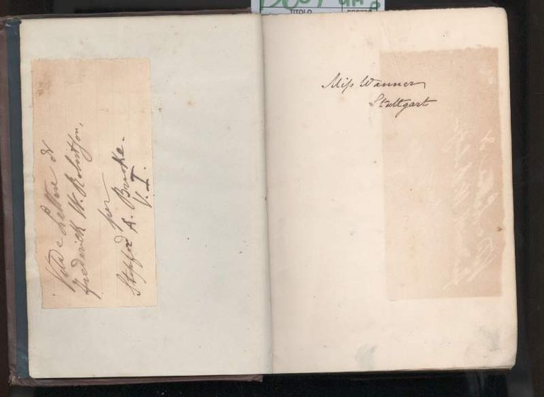 LIFE AND LETTERS (1866)