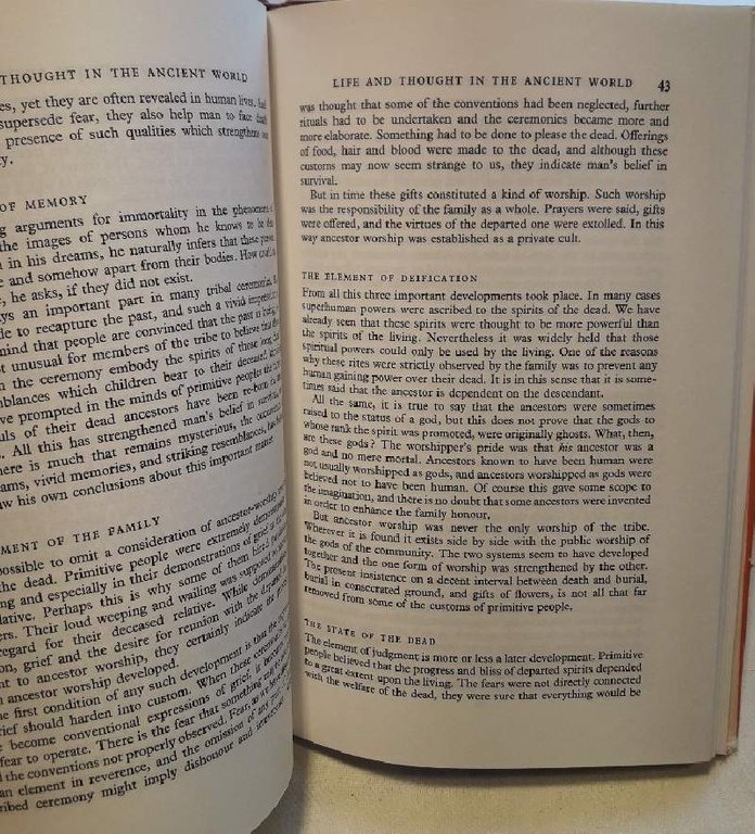 LIFE AND THOUGHT IN THE ANCIENT WORLD(1964)