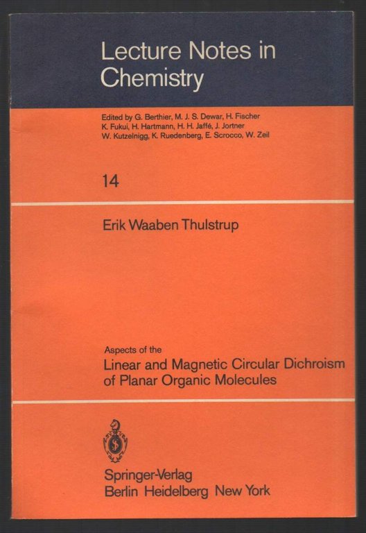 LINEAR AND MAGNETIC CIRCULAR DICHROISM OF PLANAR ORGANIC MOLECULES (1980)