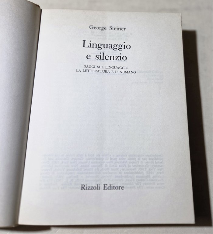 Linguaggio e silenzio | Immagine Gallery 2