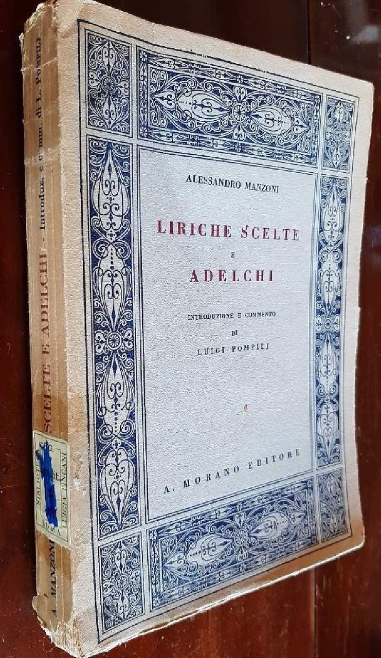 LIRICHE SCELTE E ADELCHI(1937)