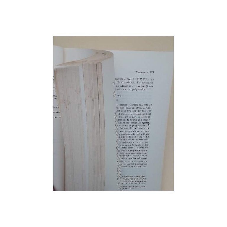LITTERATURE MAGHREBINE DE LANGUE FRANCAISE(1978)