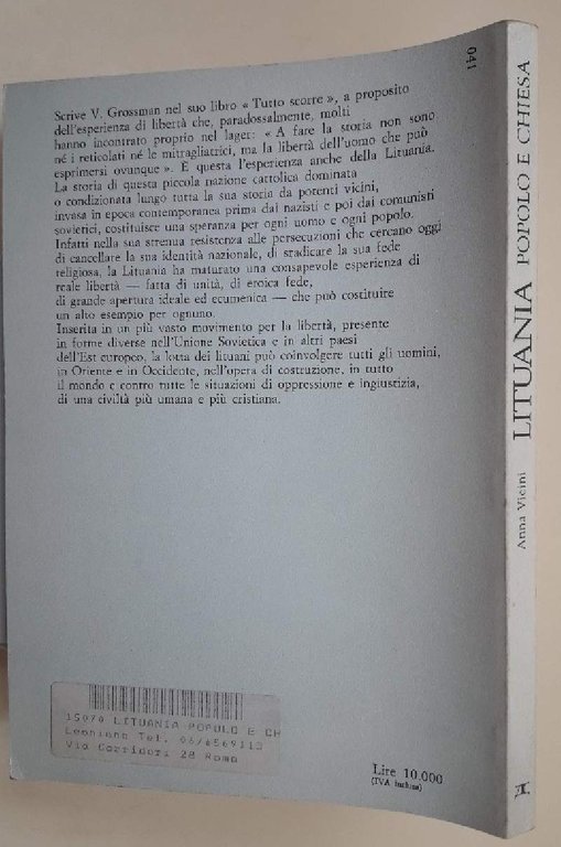LITUANIA POPOLO E CHIESA(1984)