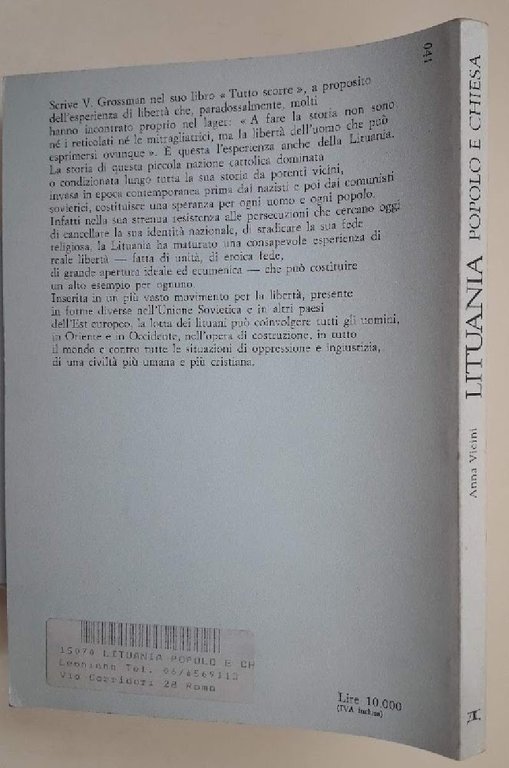 LITUANIA POPOLO E CHIESA(1984)
