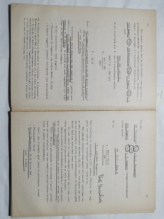 Livelli di misurazione e tipi di analisi nello studio dei …