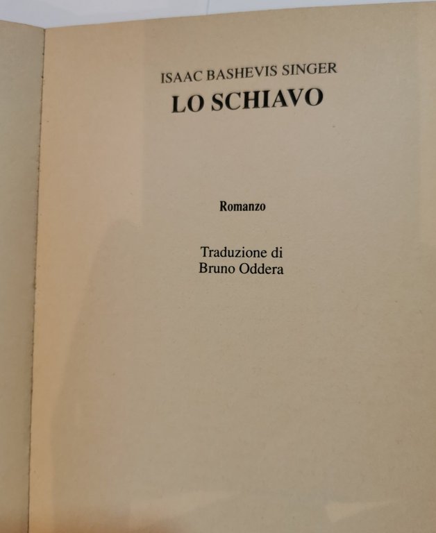 Lo schiavo