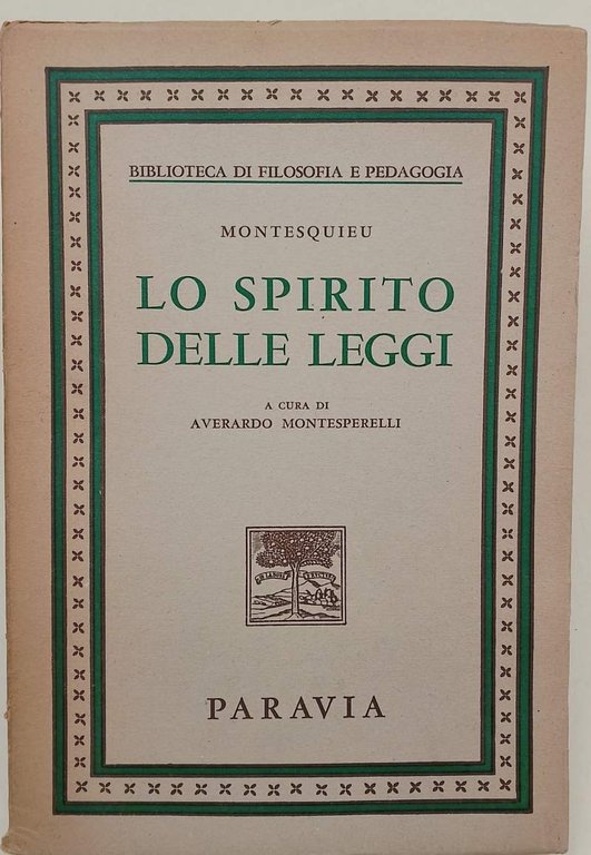 LO SPIRITO DELLE LEGGI (1960)