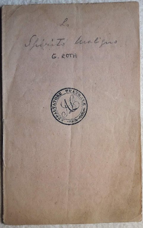 LO SPIRITO MALIGNO(1862)