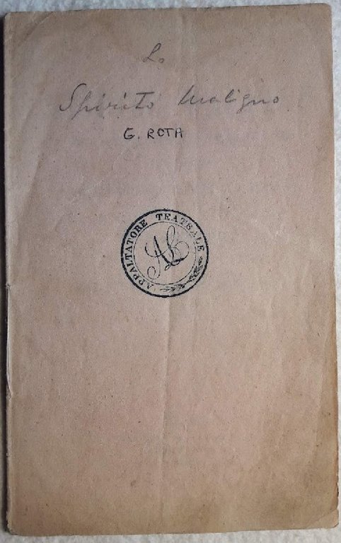 LO SPIRITO MALIGNO(1862)