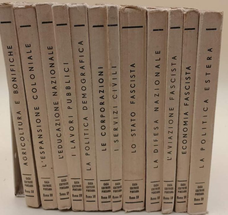 LO STATO FASCISTA...ECC. 12 VOLL(1937)