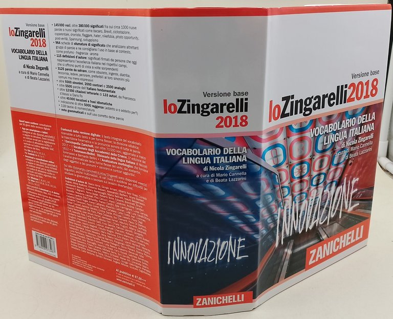 Lo Zingarelli 2018. Vocabolario della lingua italiana-Versione base.