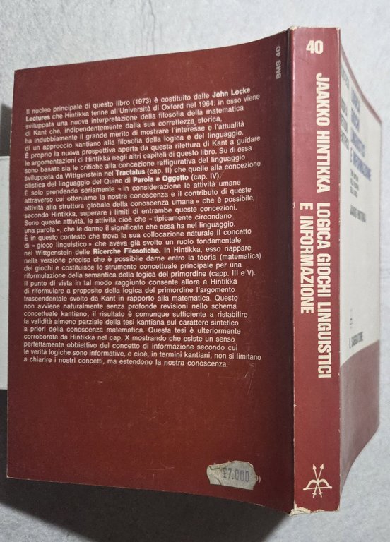 Logica giochi linguistici e informazione | Immagine Gallery 3