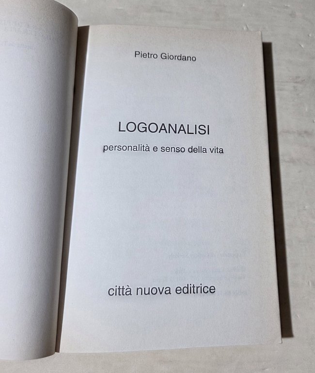 Logoanalisi. Personalità e senso della vita | Immagine Gallery 2