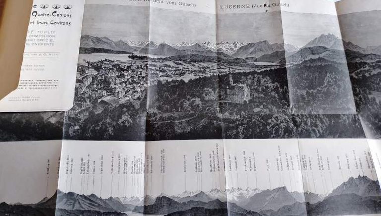 LUCERNE LAC DES QUATRE CANTONS ET SES ENVIRONS(1909)
