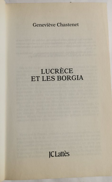 Lucrèce et les Borgia | Immagine Gallery 2